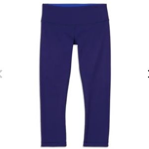 Lululemon x Soulcycle Wunder Under Crop Reversible